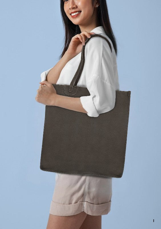 Ash Sustainable Leather Tote Bag
