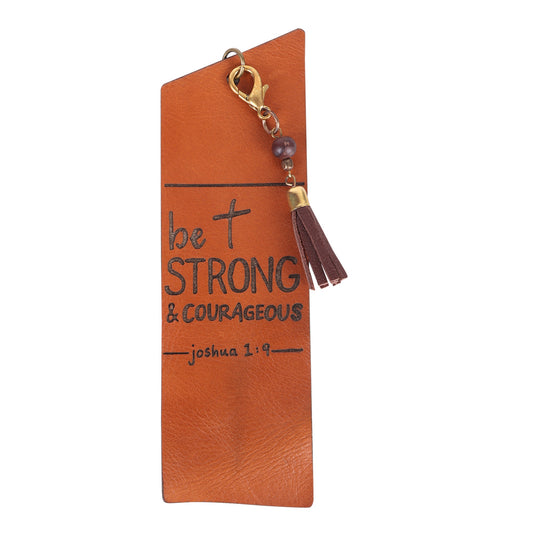 VAAN & CO. - Leather Bookmark Joshua 1:9