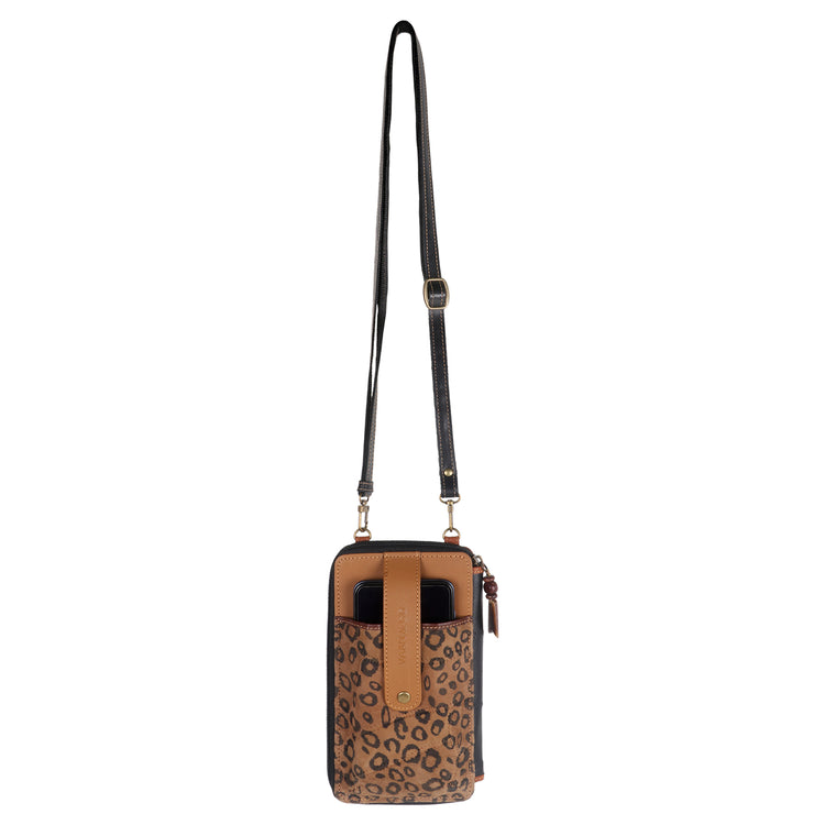 Prism Cheetah Cellphone Crossbody Wallet