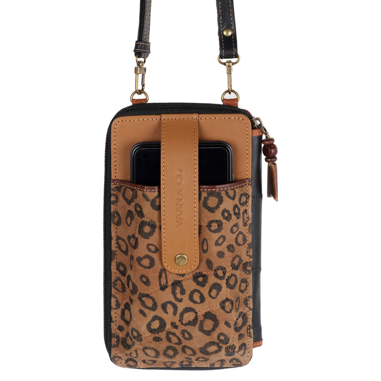 Prism Cheetah Cellphone Crossbody Wallet