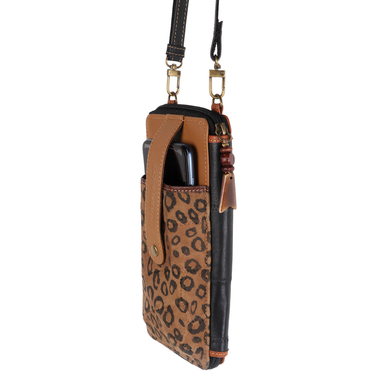 Prism Cheetah Cellphone Crossbody Wallet