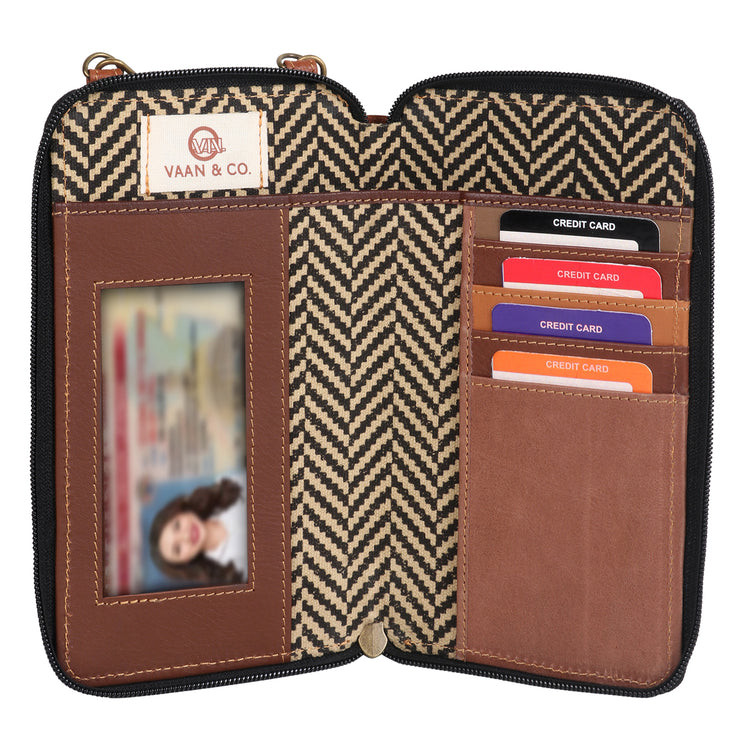 Prism Cheetah Cellphone Crossbody Wallet