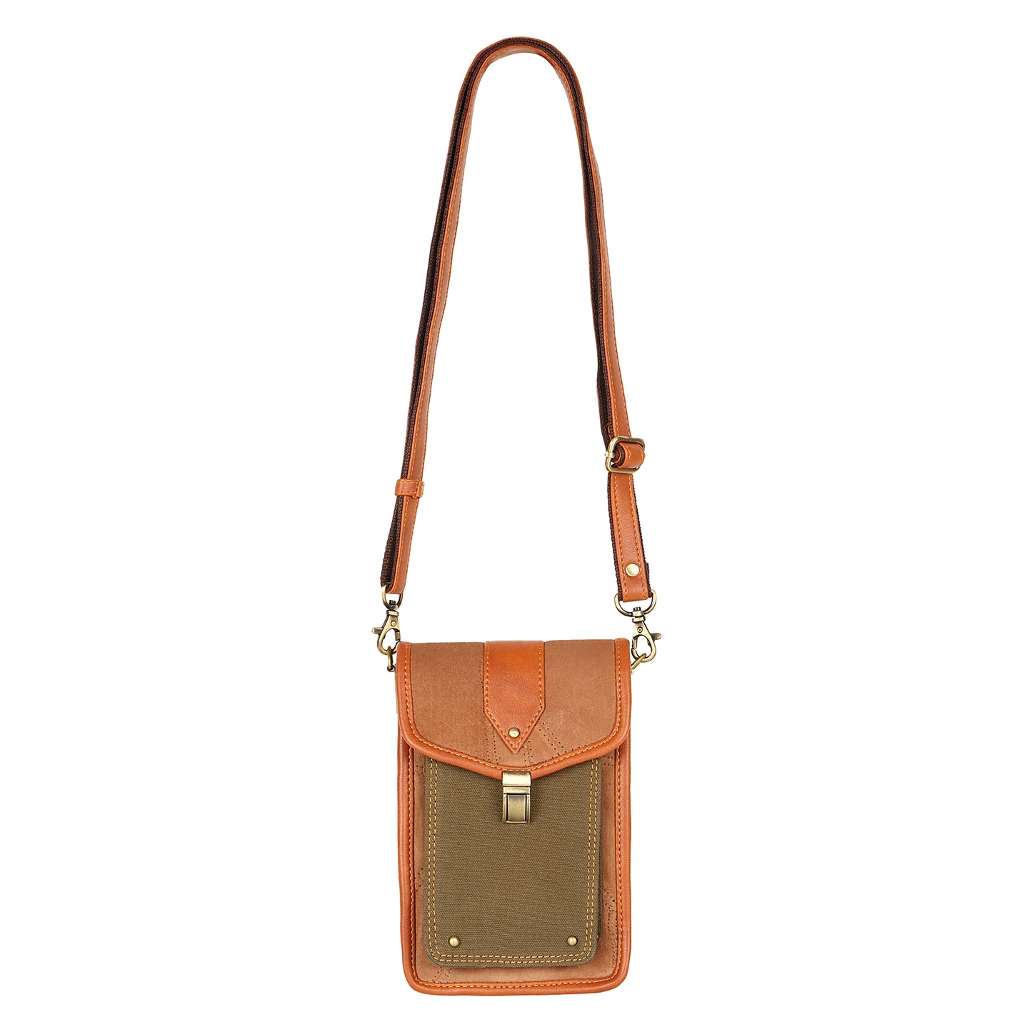 Harley Mini Expandable Crossbody w/ Buckle Clasp - OG Green