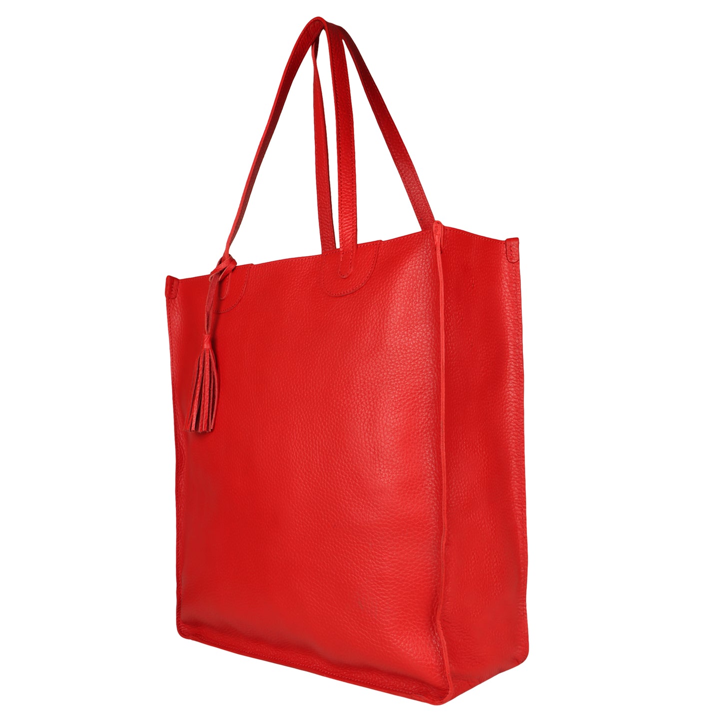 Rue Book Shop Tote - Vibrant Red