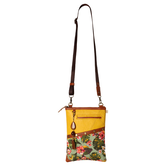 Brisk Crossbody Bag w/ Cellphone Pocket - Summer Jungle
