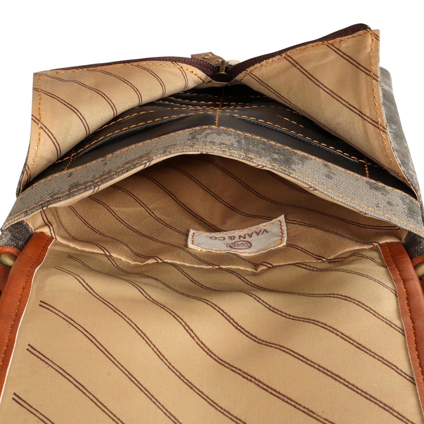 Tiah Crossbody Bag w/ Hidden CC Slots - Carbon Grey