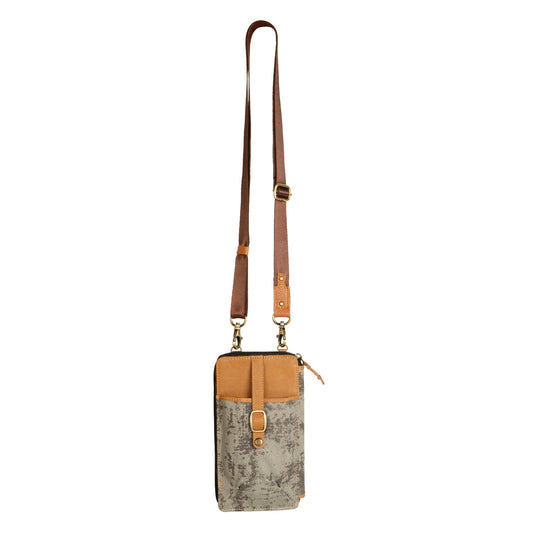 Prism Cellphone Crossbody - Carbon Grey