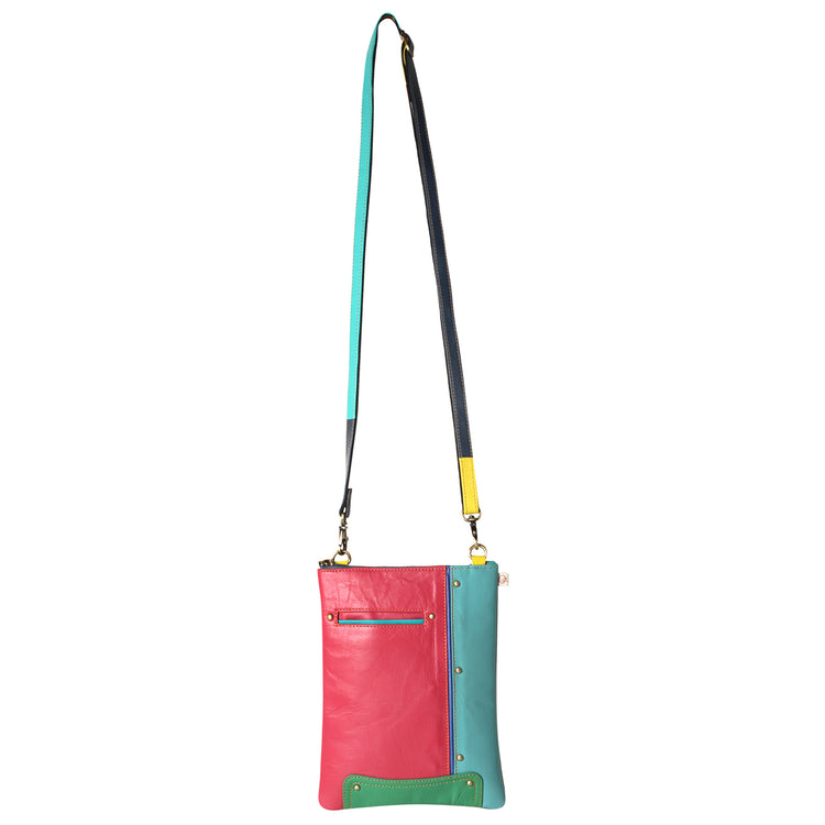Colorful Small Crossbody with Front Cellphone Pocket