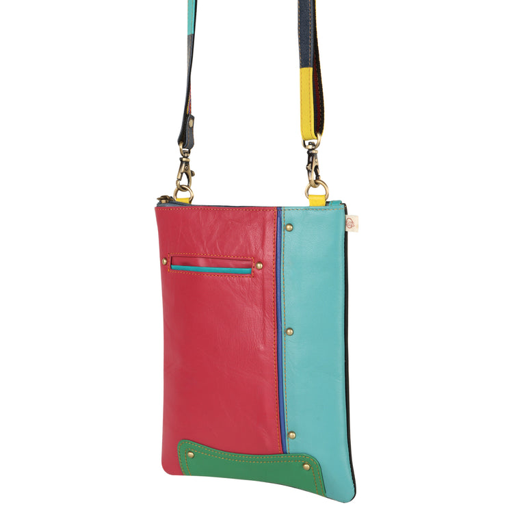 Colorful Small Crossbody with Front Cellphone Pocket