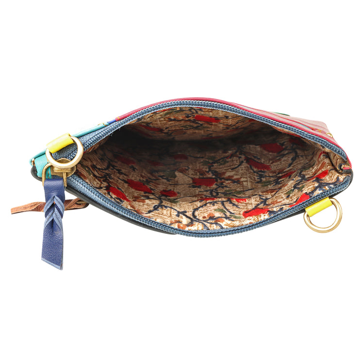 Colorful Small Crossbody with Front Cellphone Pocket