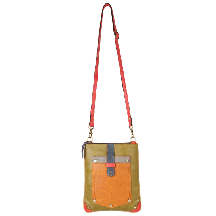 Colorful Small Crossbody Brisk Front Pocket Reg