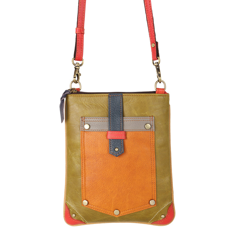 Colorful Small Crossbody Brisk Front Pocket Reg