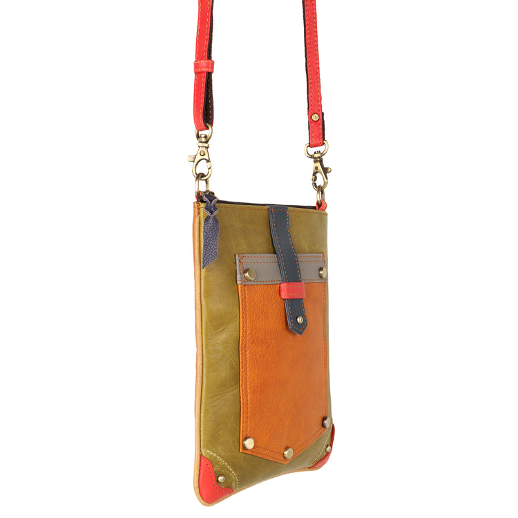 Colorful Small Crossbody Brisk Front Pocket Reg