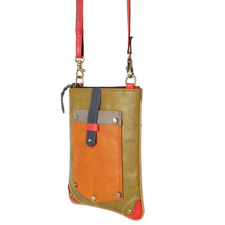 Colorful Small Crossbody Brisk Front Pocket Reg