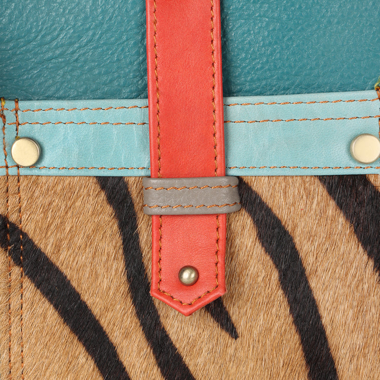 Colorful Small Crossbody Brisk Front Pocket Print