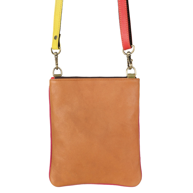 Colorful Small Crossbody Brisk Front Pocket Print