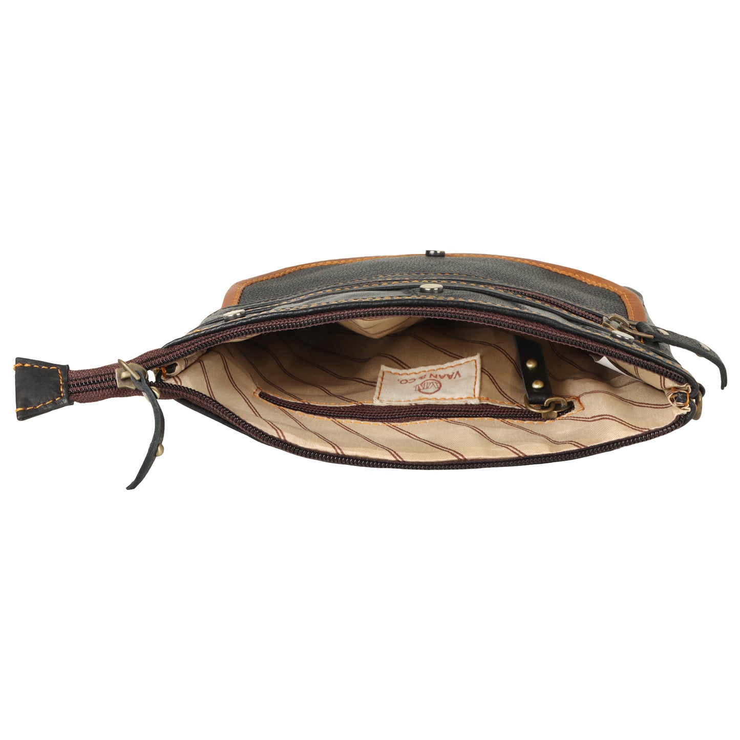 Small Crossbody Bag Square Herringbone