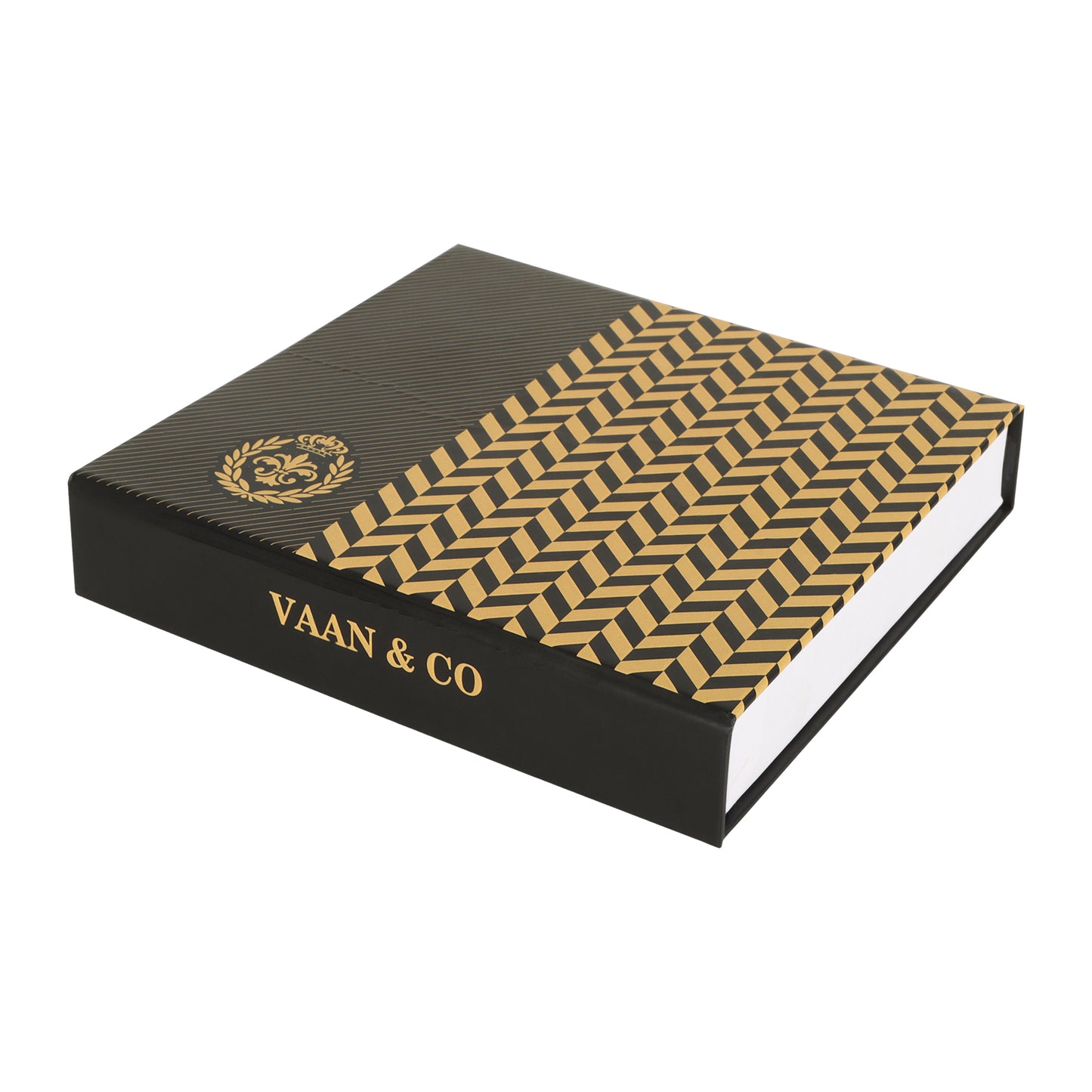 Mens Wallet 2 PC Gift Box Bk