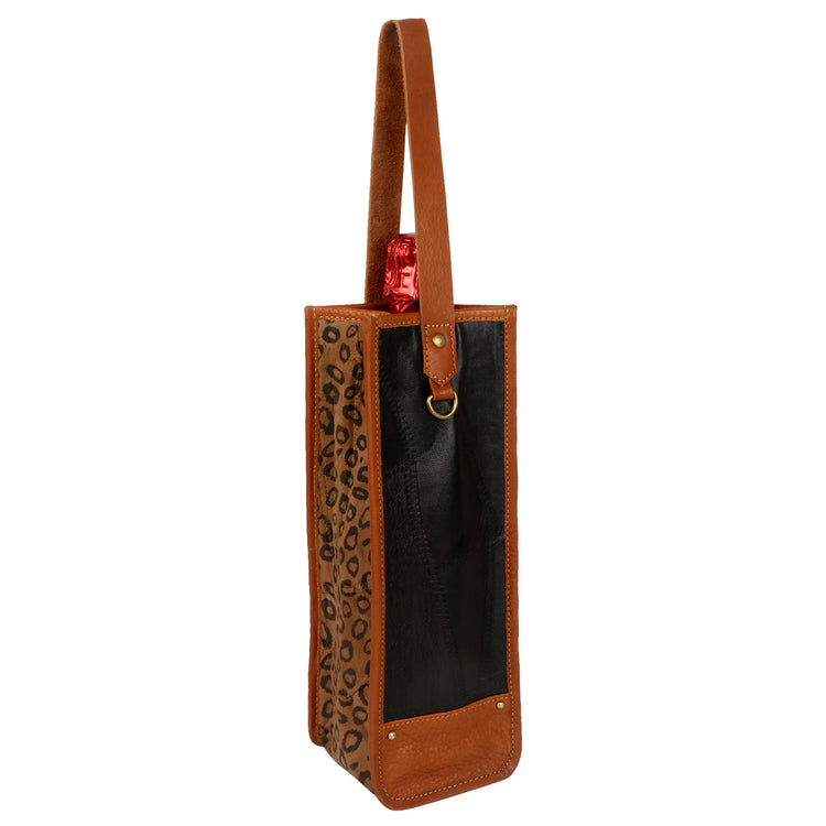 Nomad Cheetah Wine Bag