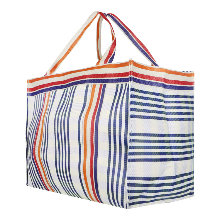 Isla Recyled Nylon XL Shopper Tote - Fair Wind Wh/Bl