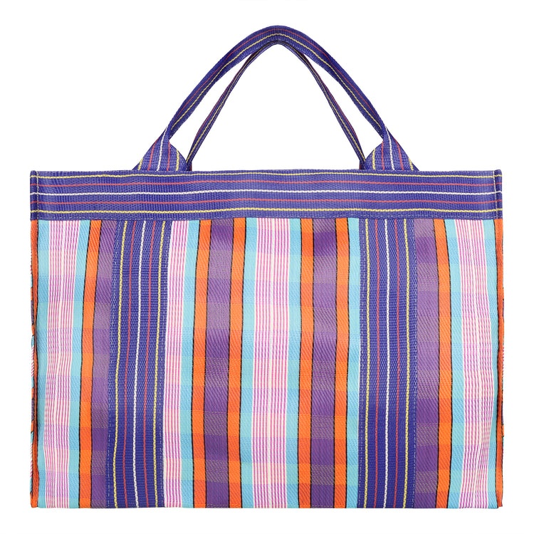 Isla Recyled Nylon XL Shopper Tote - Orchid Pop Pr/PI