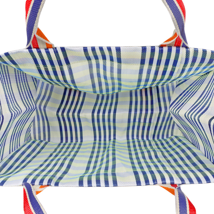 Isla Recyled Nylon XL Shopper Tote - Fair Wind Wh/Bl