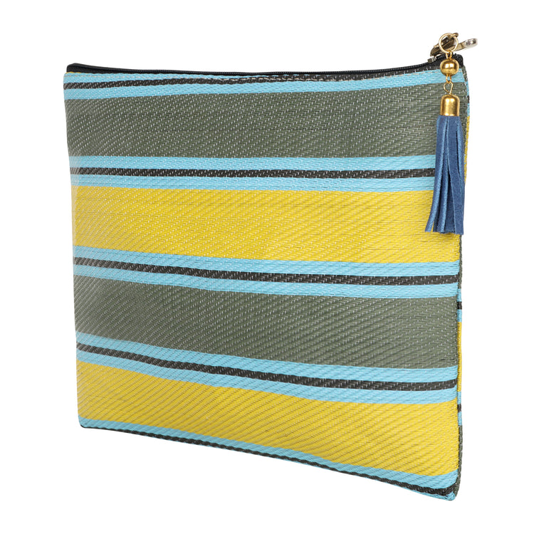 Kai Recycled Nylon Pouch - Piña Haze Yl/Gr
