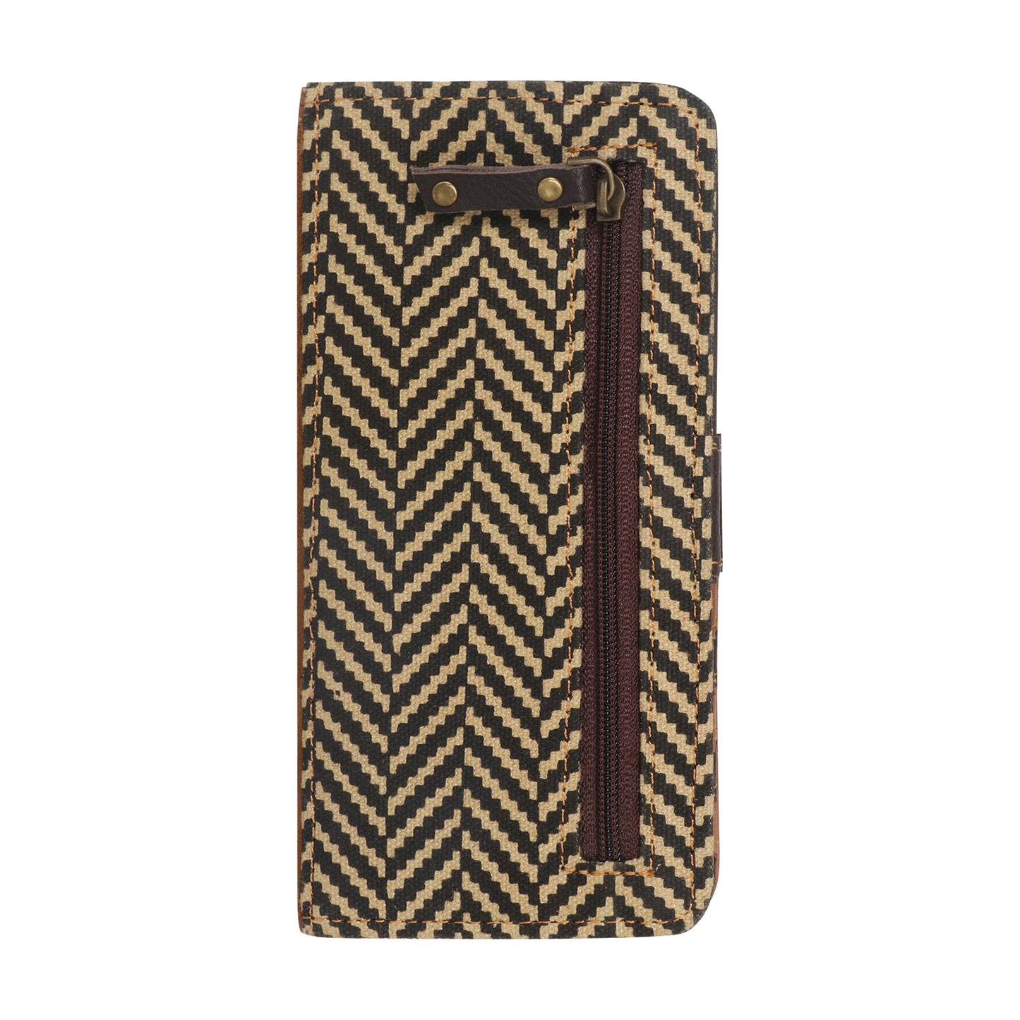Spencer Herringbone Bifold Wallet