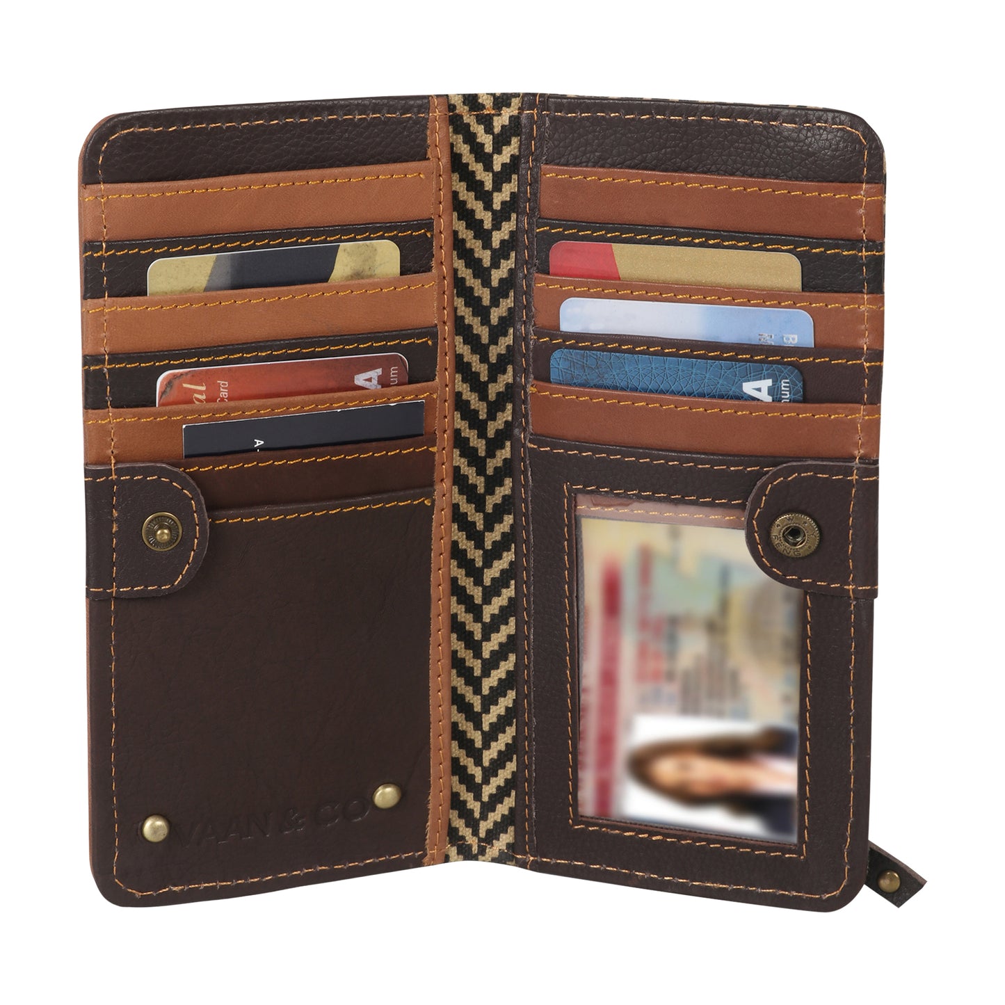 Spencer Herringbone Bifold Wallet
