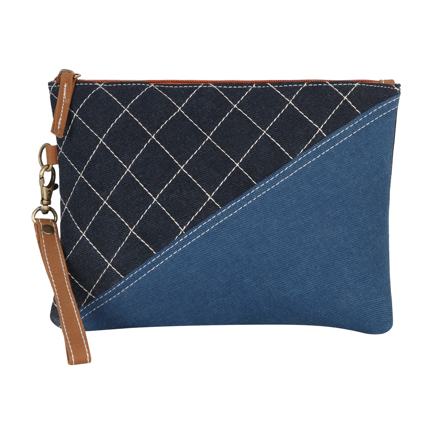 Lou Denim Wristlet