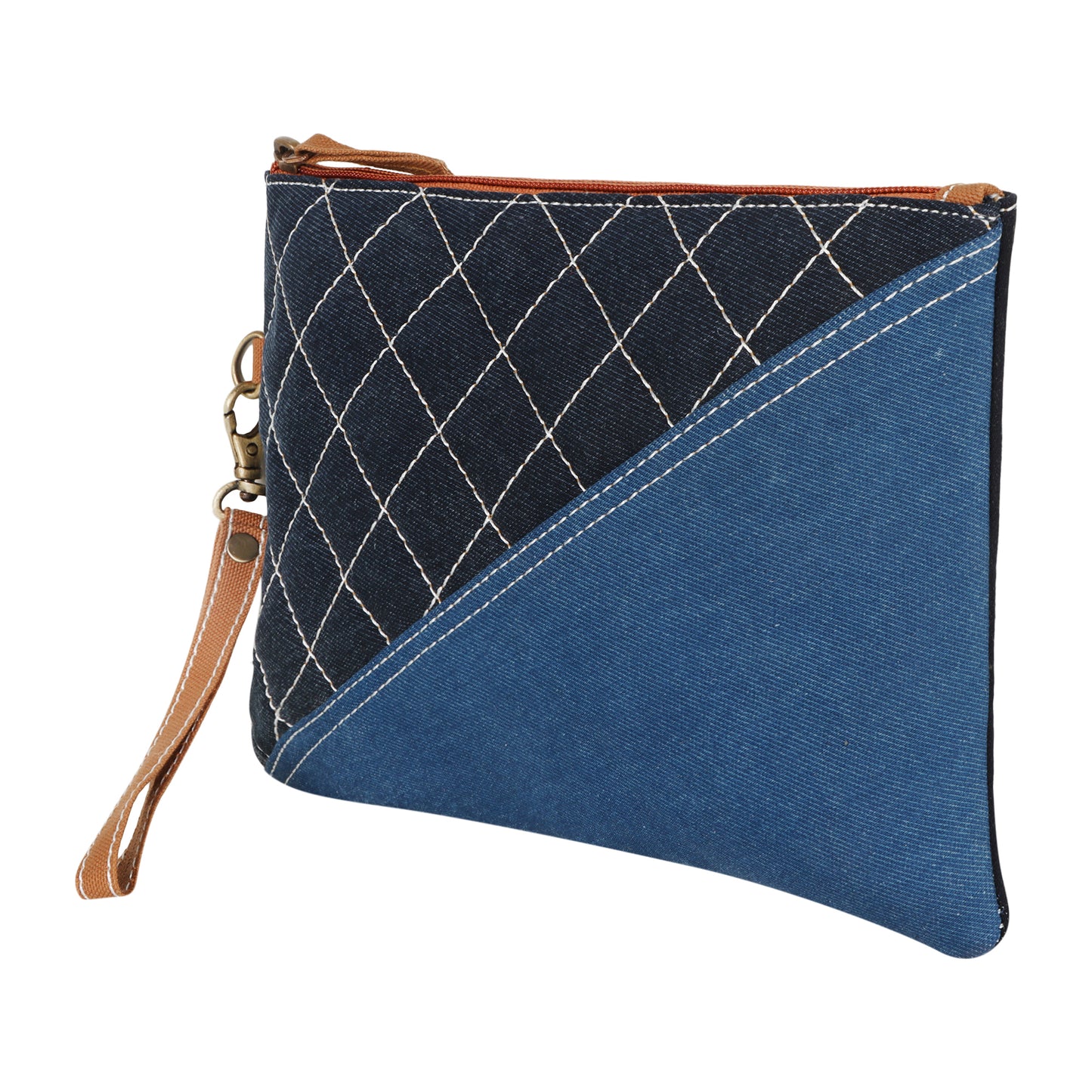 Lou Denim Wristlet