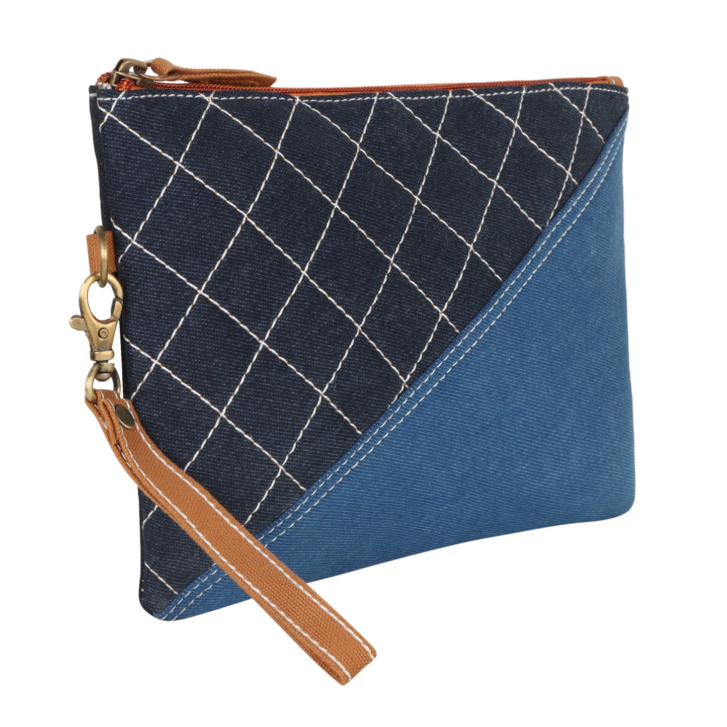 Lou Denim Wristlet