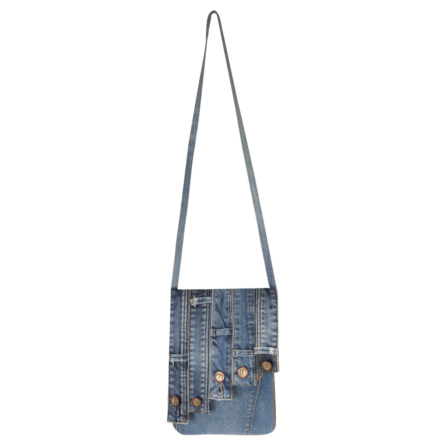 Kris Denim Crossbody Bag
