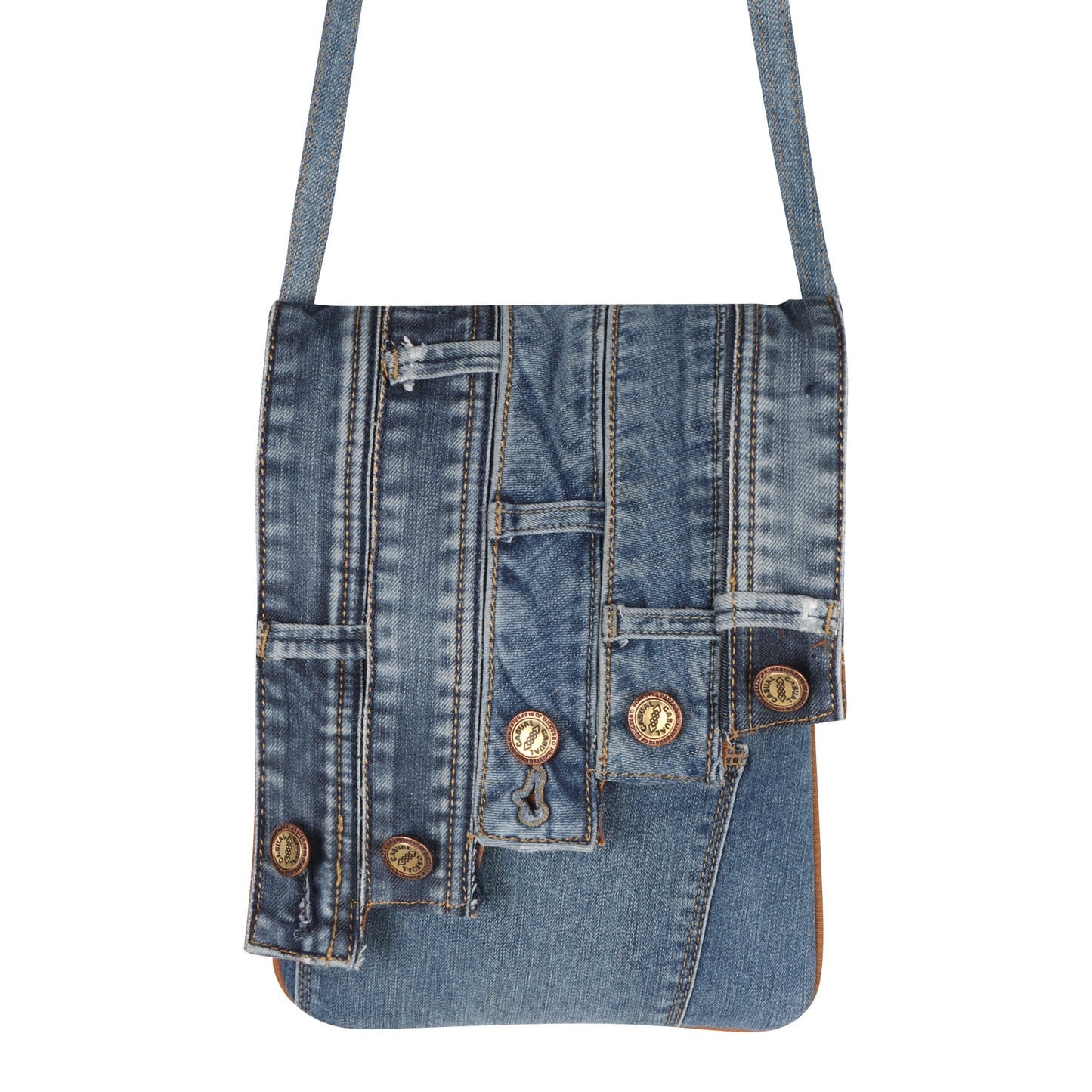 Kris Denim Crossbody Bag