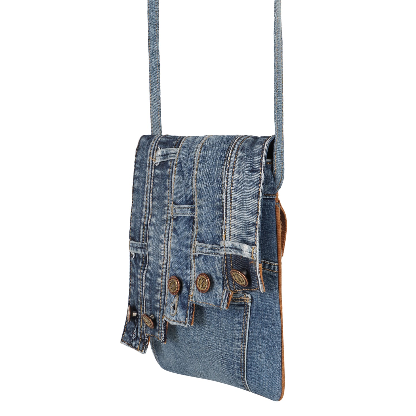 Kris Denim Crossbody Bag
