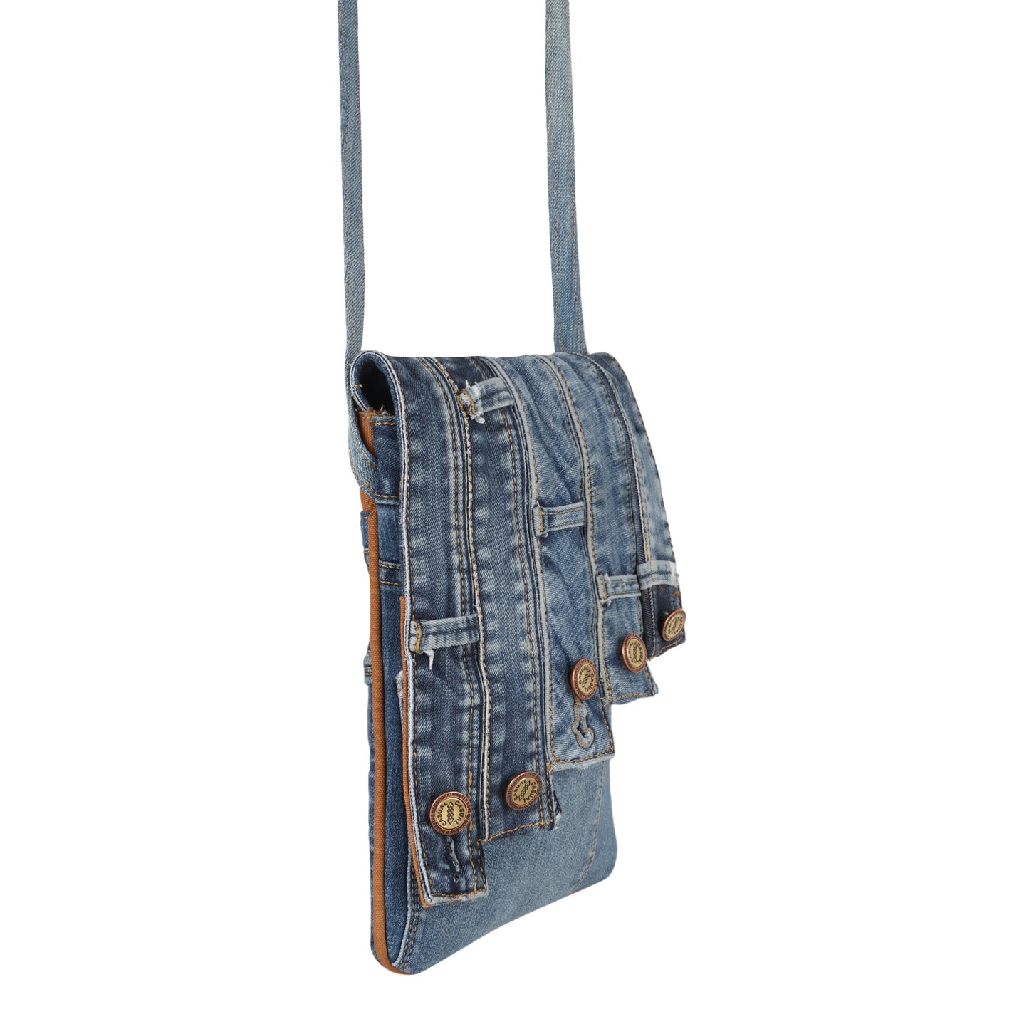 Kris Denim Crossbody Bag