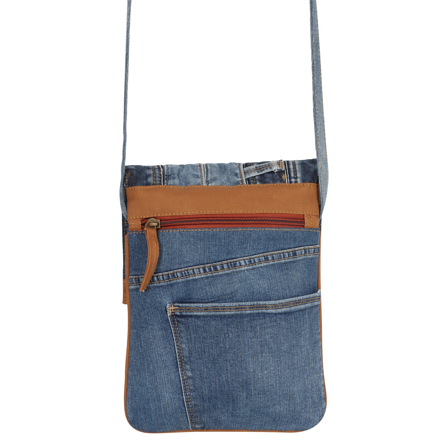 Kris Denim Crossbody Bag