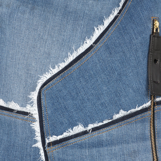 Lyla Patchwork Denim Hobo Bag