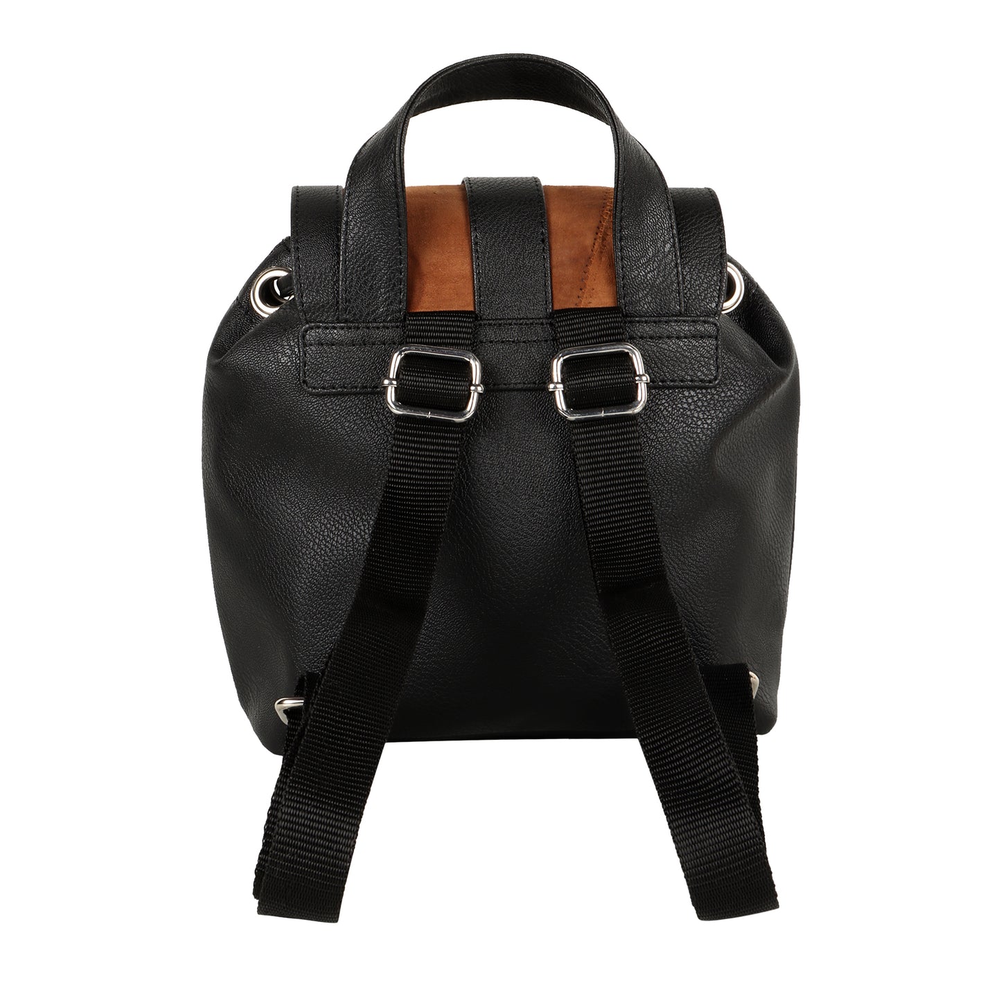Melanie Brown Leather Mini Backpack