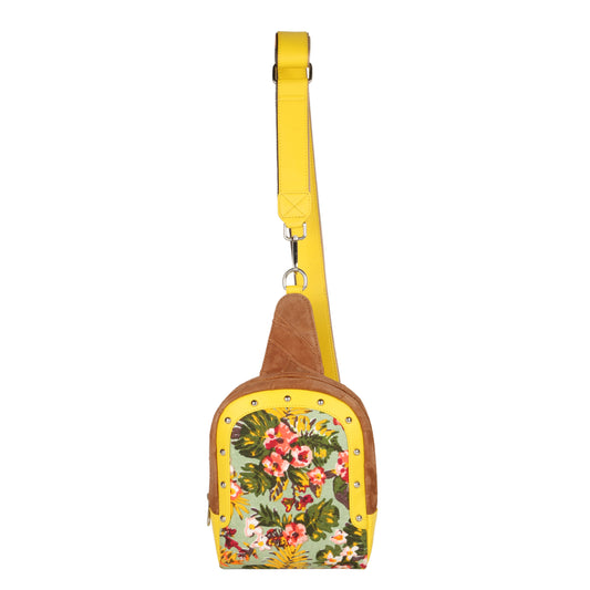 Tour Sling backpack w/ Front Pocket - Summer Jungle