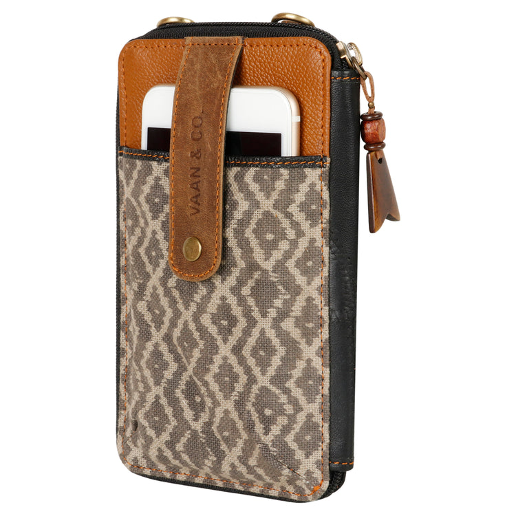 Prism Pebble Cellphone Crossbody Wallet