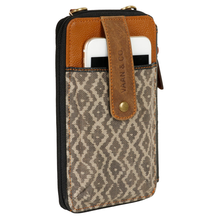 Prism Pebble Cellphone Crossbody Wallet