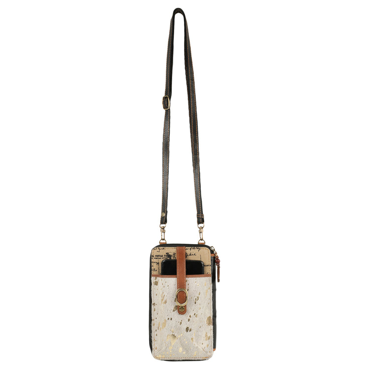 Hannah Rawhide Cellphone Crossbody