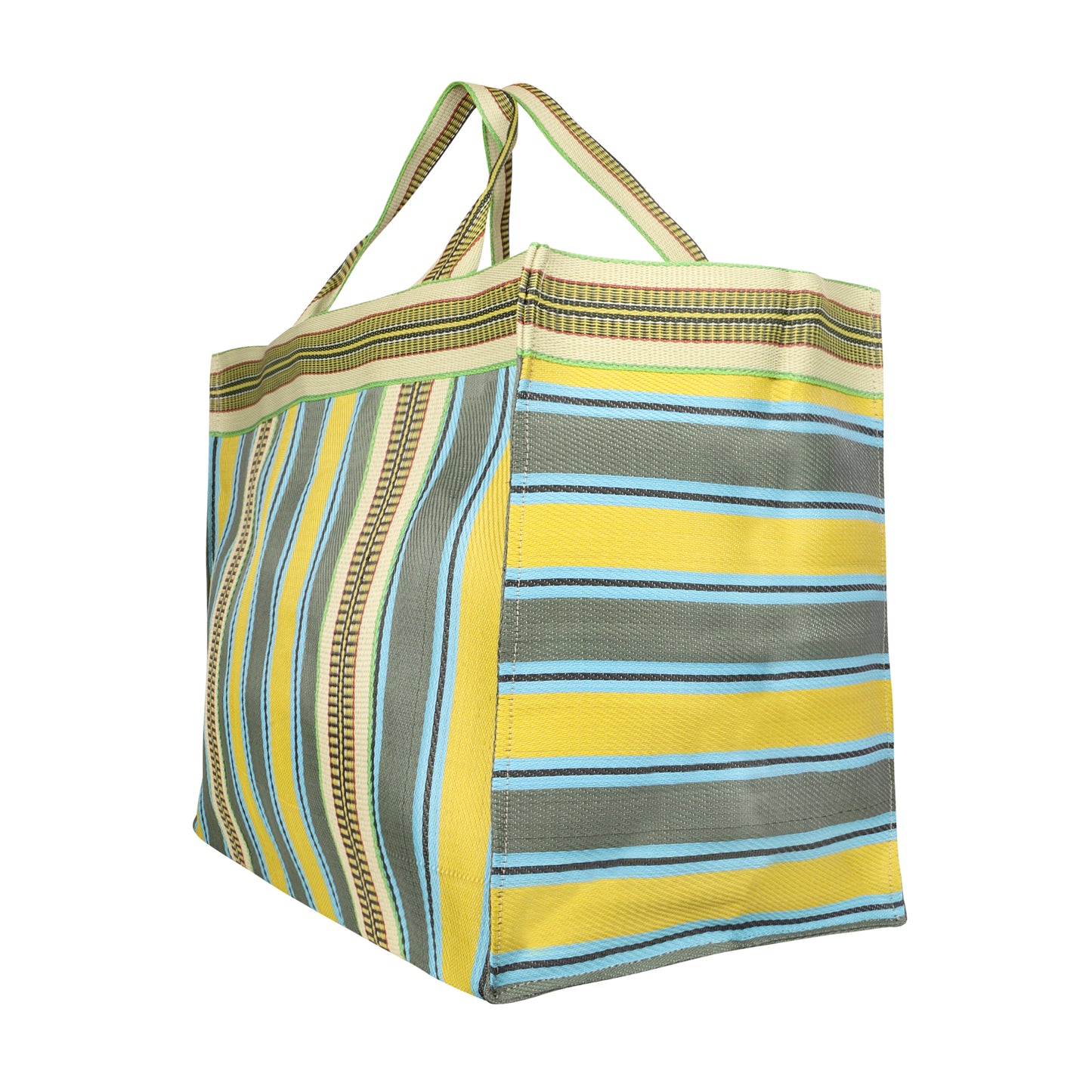 Isla Recyled Nylon XL Shopper Tote - Piña Haze Yl/Gr