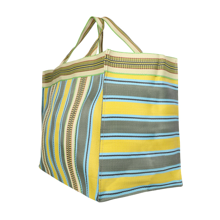 Isla Recyled Nylon XL Shopper Tote - Piña Haze Yl/Gr