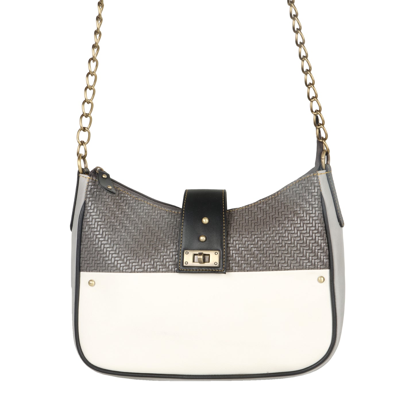 FOXIE - Chloe Crossbody Bag with Top Closure in White