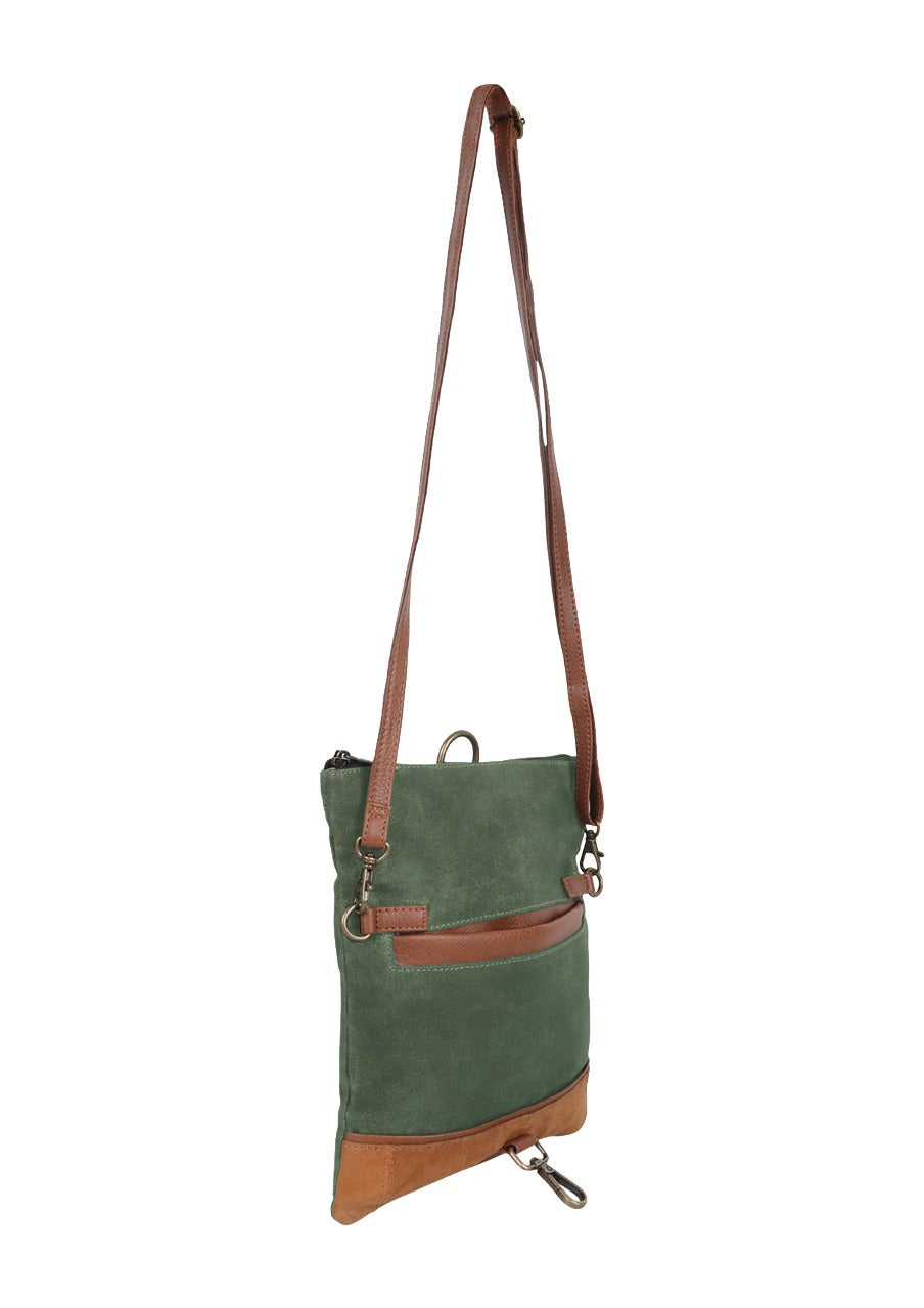 Drift Waxed Canvas Foldable Crossbody Bag