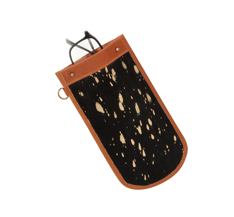 Black Rawhide Eyeglass Case