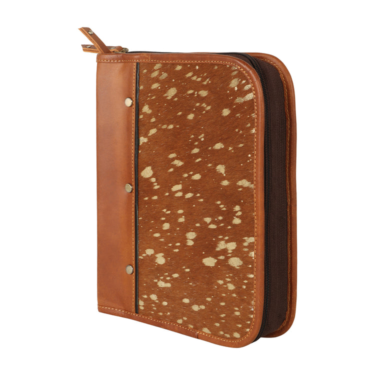 Bible Cover Brown Hairon Medium