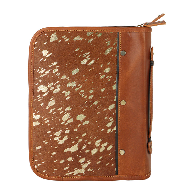 Bible Cover Brown Hairon Medium